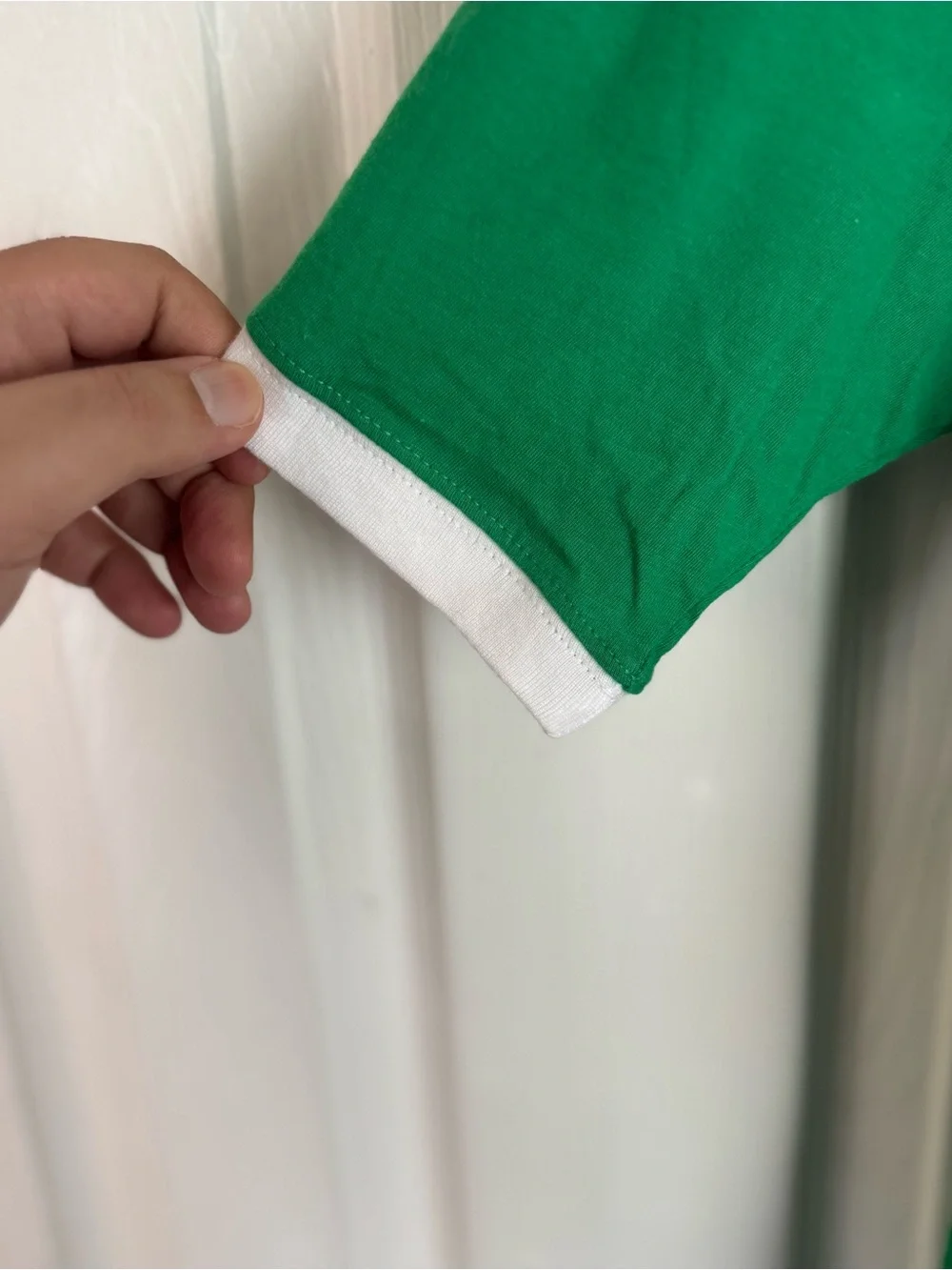 Adidas Green T-Shirt Men’s Medium Logo Tee White Stripes Cotton NWOT - Picture 7 of 10